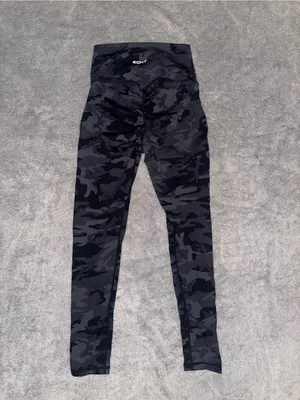 ECHT Force Scrunch Leggings in Black Camo size XS thumbnail 4