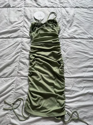Princess Polly Green Mini Dress thumbnail 2