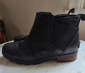 Sorel Emelie Women's Charcoal Black Ankle Boots thumbnail 5