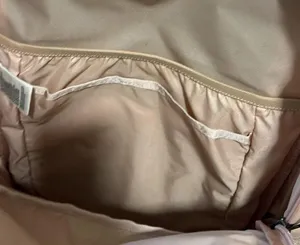 Blush north face water resistant backpack thumbnail 6