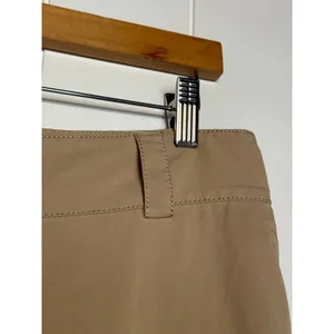 City DKNY Pants Size 8 Tan Khaki Straight Leg Y2K Unfinished Hem thumbnail 4