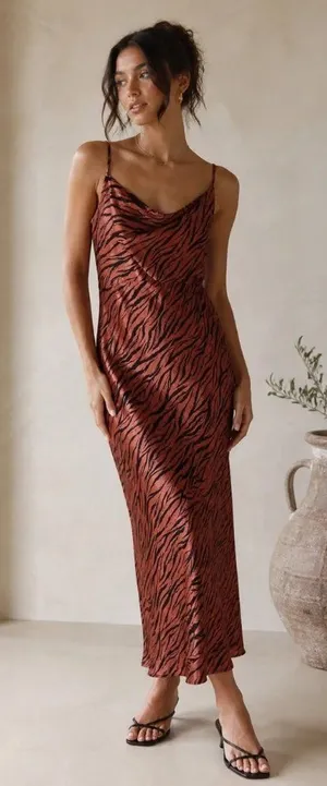 Anthropologie Elyse Slip Dress Size Large thumbnail 1