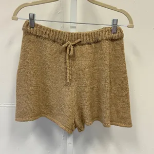 Cozy Casual Knit 2 Piece Lounge Set Camel Brown Sweater and Shorts SU1486V Large thumbnail 5