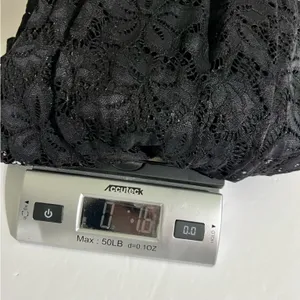 Cosmic Aura Black Lace Corset Midi Dress Size S | Gothic Dark Academia thumbnail 9