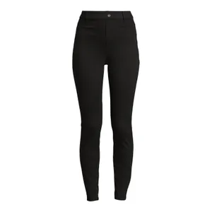 Time and Tru Womens Jeggings Sz S Black Pull On High Rise Skinny Stretch Casual thumbnail 6