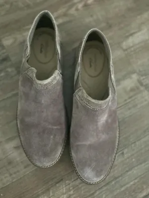 Clarks Collection Ultimate Comfort Taupe Suede Slip On Loafers Women Size 9.5 thumbnail 6