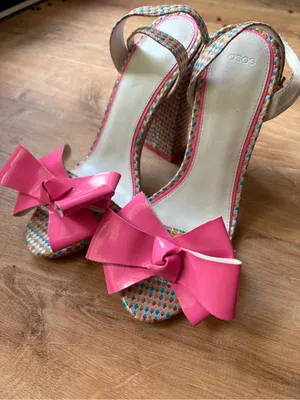 Rare bloggers fav ASOS Harminise bow-front heeled sandals thumbnail 3