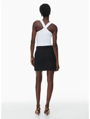 Babaton White Cross Neck Bodysuit XL NWT thumbnail 3