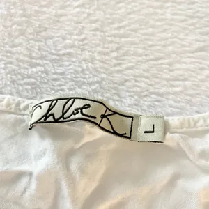 Chloe K Embroidered Babydoll Tank Top Womens Size L White Blue Boho Rayon‎ 5307 thumbnail 3