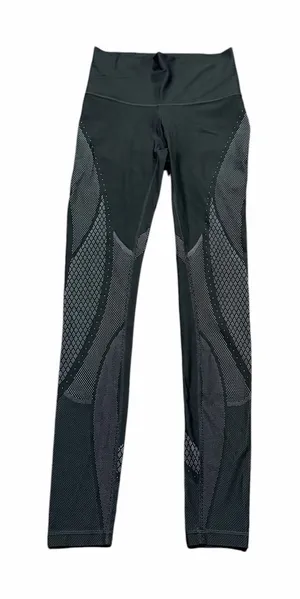 Lululemon Mapped Out High-Rise SenseKnit Tight 28" Womens 6 Black Glacier Grey thumbnail 1