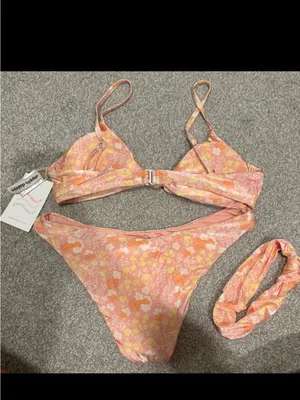 Dippin' Daisy's Bikini Set with Headband NWT Small thumbnail 4