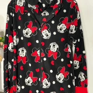 Disney Minnie Mouse Sleep Jumper Zip Up‎ Size X Large thumbnail 3
