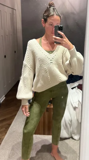 Free People Slouchy Oversized Sweater thumbnail 1