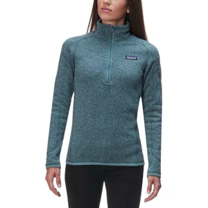 ✨Patagonia Women's Better Sz Medium Sweater 1/4 Zip Fleece Berlin Blue✨ thumbnail 5
