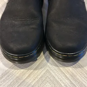 Dr. Martens AirWair Black Platform Slip-On Ankle Boots Size 8W / 7M thumbnail 5