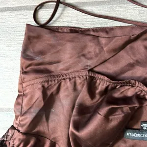Cotton candy la brown blouse Size M thumbnail 3