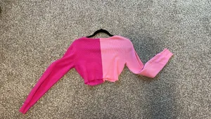 Wild Fable Two Toned Pink Sweater thumbnail 2