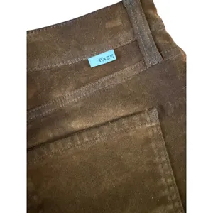Daze Denim Brown Mini Skirt Size 27 NWOT Faux Leather Look Western Boho thumbnail 4