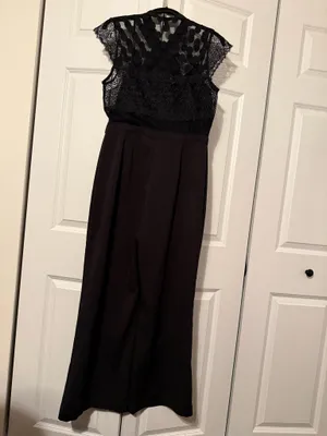 Adelyn Rae Black Jumpsuit thumbnail 2