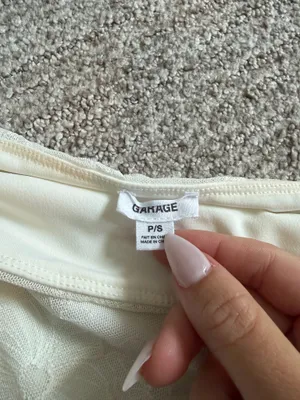 Garage White Lace Tube Top thumbnail 4