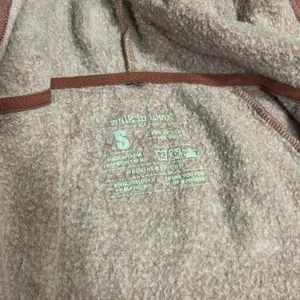 walk in love. Women’s‎ Pink Fleece Do Not Worry Wildflower Zip Up Hoodie Small thumbnail 8