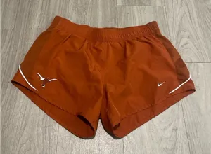 Texas longhorns Nike Women's Rust Orange Athletic Shorts thumbnail 1