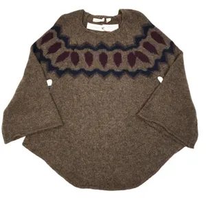 ANTHROPOLOGIE Mohair Wool Blend Sleeping On Snow Sweater-Tunic Women S Boho NWT thumbnail 5