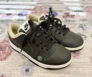 Nike Womens Dunk Low LX Avocado Shoes Size 5.5 DM7606 300 Black Green EUC thumbnail 1