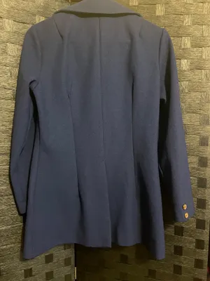 Vintage Queen Casuals 1970s Blazer Women’s Navy Blue Gold Accent Statement Piece thumbnail 9