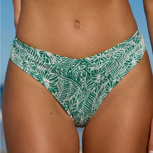 Berlook Green Textured Underwire Bikini Top & Bottom Size M thumbnail 2