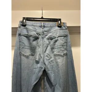 American Eagle Super High Rise Baggy Wide Leg Jeans Womens size 2 Grunge Skater thumbnail 3