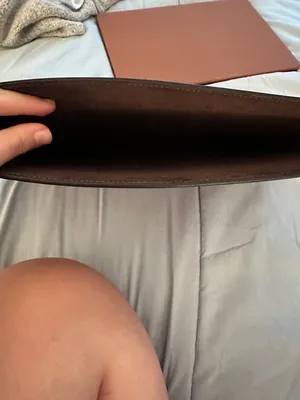 Leather M2 macbook computer case Brown thumbnail 2