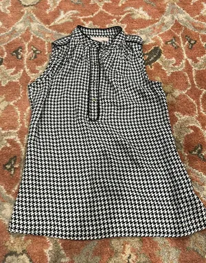 Banana Republic Top Houndstooth Gameday thumbnail 1