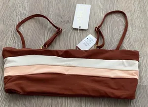 L*Space Rebel Stripe Colorblock Bikini Top thumbnail 3