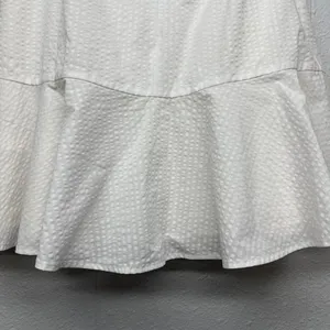 Club Monaco Ruffle Mini Skirt Women 8 Cotton Coastal Festival Coquette Y2K Angel thumbnail 9