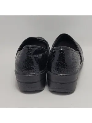 Sugar Foot Slip On Mules And Clog Patent Leather Black Size 6.5 thumbnail 7