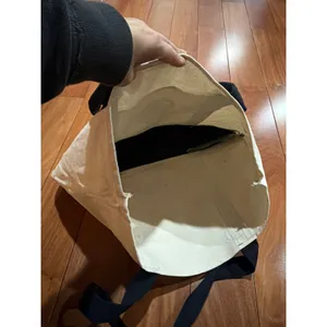 Trader Joe's Canvas Tote‎ Bag Reusable Grocery Bag Big Shopping Bag thumbnail 3