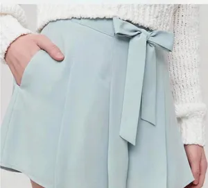Aritzia Blue Shorts with Belt thumbnail 1