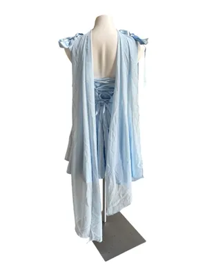 ABCDress Satin Cocktail Party Dress Blue Size 4 NWT thumbnail 7