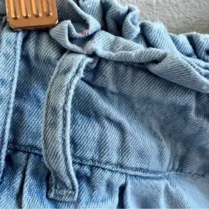 American Eagle Pull On Paperbag Chambray Pants 100% Cotton Small thumbnail 6