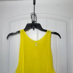 Free People Movement Small‎ Yellow Tank Top Athleisure Yoga Workout Casual thumbnail 10