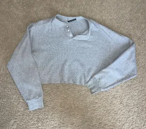 Brandy Melville Long Sleeve Cropped Top thumbnail 1