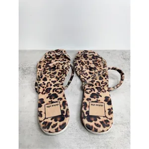 Dolce Vita Sandals‎ Size 7.5 Animal Print Double Strap Flat Sandal thumbnail 5