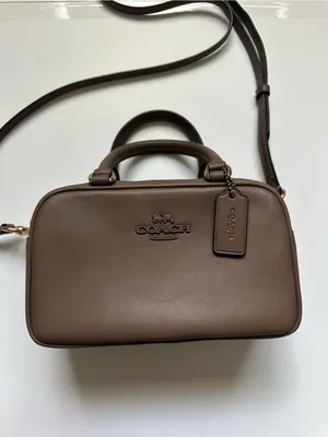 Coach Brown Leather Satchel crossbody bag thumbnail 3