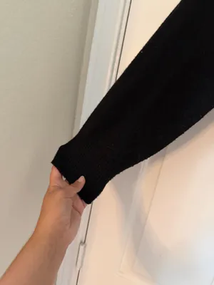 A New Day Black Mock Neck Bonjour Sweater thumbnail 5