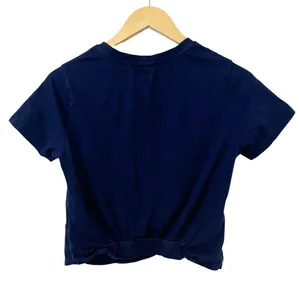 P.E‎ Nation Dark Blue Cropped Short Sleeve T-Shirt Size Small thumbnail 2