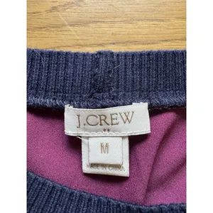 J.Crew Women Size Medium Long Sleeve Top‎ Satin Feel Lightweight Business Casual thumbnail 3