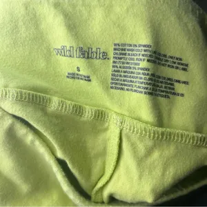 Wild Fable Lime Green High Rise High Waisted‎ Biker Shorts Size Small thumbnail 4