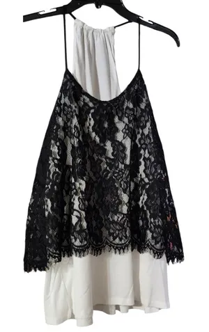 Gianni Bini Sleeveless Lace Blouse Size Medium thumbnail 1