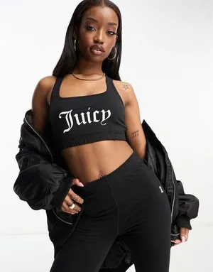 Juicy Couture Black Sports Bra thumbnail 7